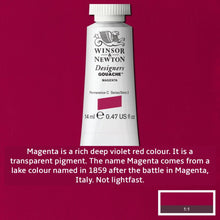 Load image into Gallery viewer, Winsor and Newton Designers Gouache - 14ml / Magenta
