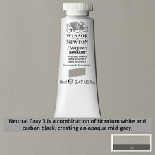 Load image into Gallery viewer, Winsor and Newton Designers Gouache - 14ml / Neutral Grey 3
