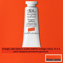 Load image into Gallery viewer, Winsor and Newton Designers Gouache - 14ml / Orange Lake Deep
