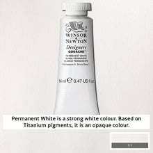 Load image into Gallery viewer, Winsor and Newton Designers Gouache - 14ml / Permanent White
