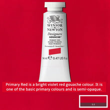 Load image into Gallery viewer, Winsor and Newton Designers Gouache - 14ml / Primary Red
