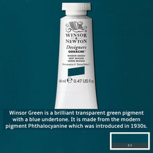 Load image into Gallery viewer, Winsor and Newton Designers Gouache - 14ml / Winsor Green
