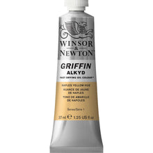 Load image into Gallery viewer, Winsor and Newton Griffin Alkyd Oil Paints - 37ml / Naples Yellow
