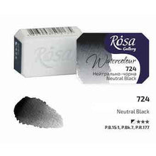 Load image into Gallery viewer, Rosa Full Pan Watercolours - Neutral Black
