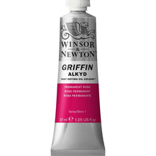 Load image into Gallery viewer, Winsor and Newton Griffin Alkyd Oil Paints - 37ml / Permanent Rose
