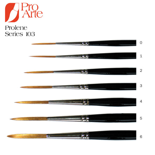 Pro Arte Prolene Brushes Series 103 Riggers
