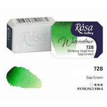 Load image into Gallery viewer, Rosa Full Pan Watercolours - Sap Green
