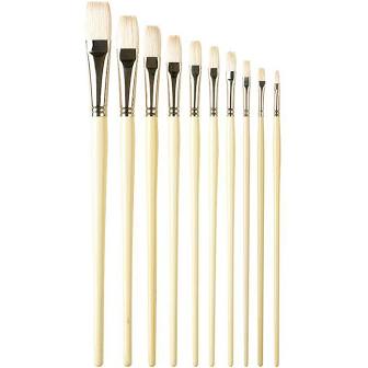 Pro Arte Series B Long Flat Brushes