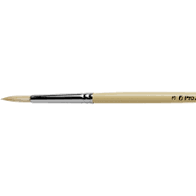 Load image into Gallery viewer, Pro Arte Series B Round Hog Brushes - 3 / Long Handle
