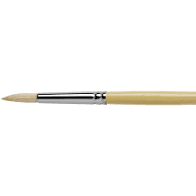 Load image into Gallery viewer, Pro Arte Series B Round Hog Brushes - 4 / Long Handle
