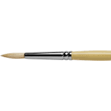 Load image into Gallery viewer, Pro Arte Series B Round Hog Brushes - 5 / Long Handle
