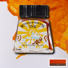 Load image into Gallery viewer, Winsor and Newton Drawing Ink - 14ml / Sunshine Yellow
