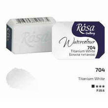 Load image into Gallery viewer, Rosa Full Pan Watercolours - Titanium White
