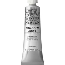 Load image into Gallery viewer, Winsor and Newton Griffin Alkyd Oil Paints - 37ml / Titanium White
