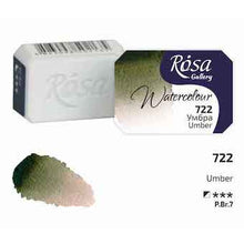 Load image into Gallery viewer, Rosa Full Pan Watercolours - Umber
