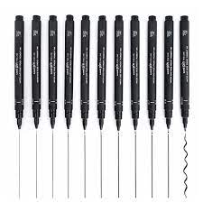 Uni Pin Fine Line Markers Black