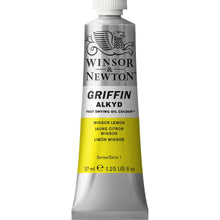 Load image into Gallery viewer, Winsor and Newton Griffin Alkyd Oil Paints - 37ml / Winsor Lemon
