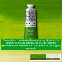Load image into Gallery viewer, Winsor and Newton Winton Oil Paints - 37ml / Chrome Green
