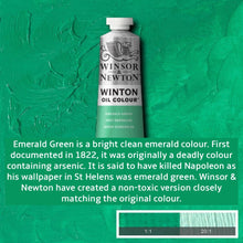 Load image into Gallery viewer, Winsor and Newton Winton Oil Paints - 37ml / Emerald Green -
