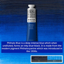 Load image into Gallery viewer, Winsor and Newton Winton Oil Paints - 37ml / Phthalo Blue -
