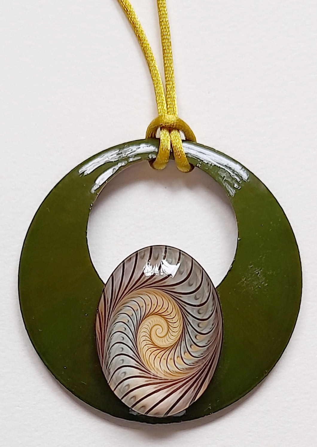 Olive Spiral (68mm diameter)
