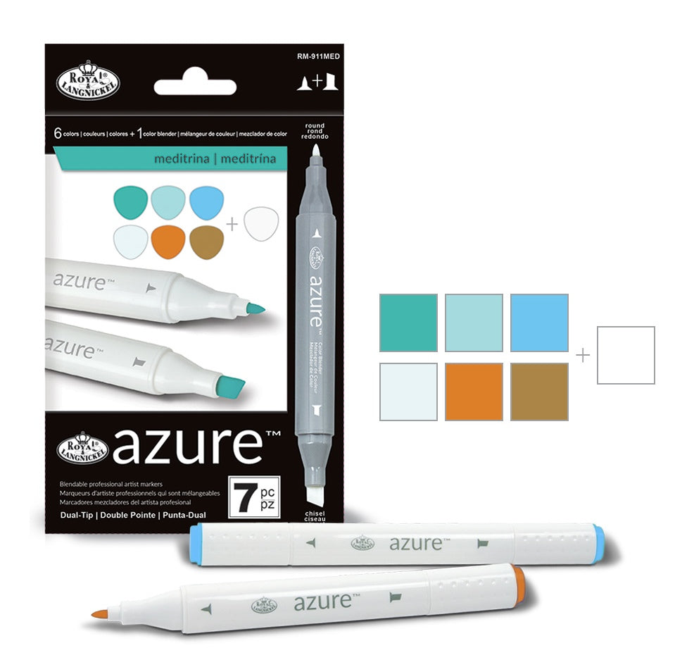 Royal Langnickel Azure Alcohol Markers