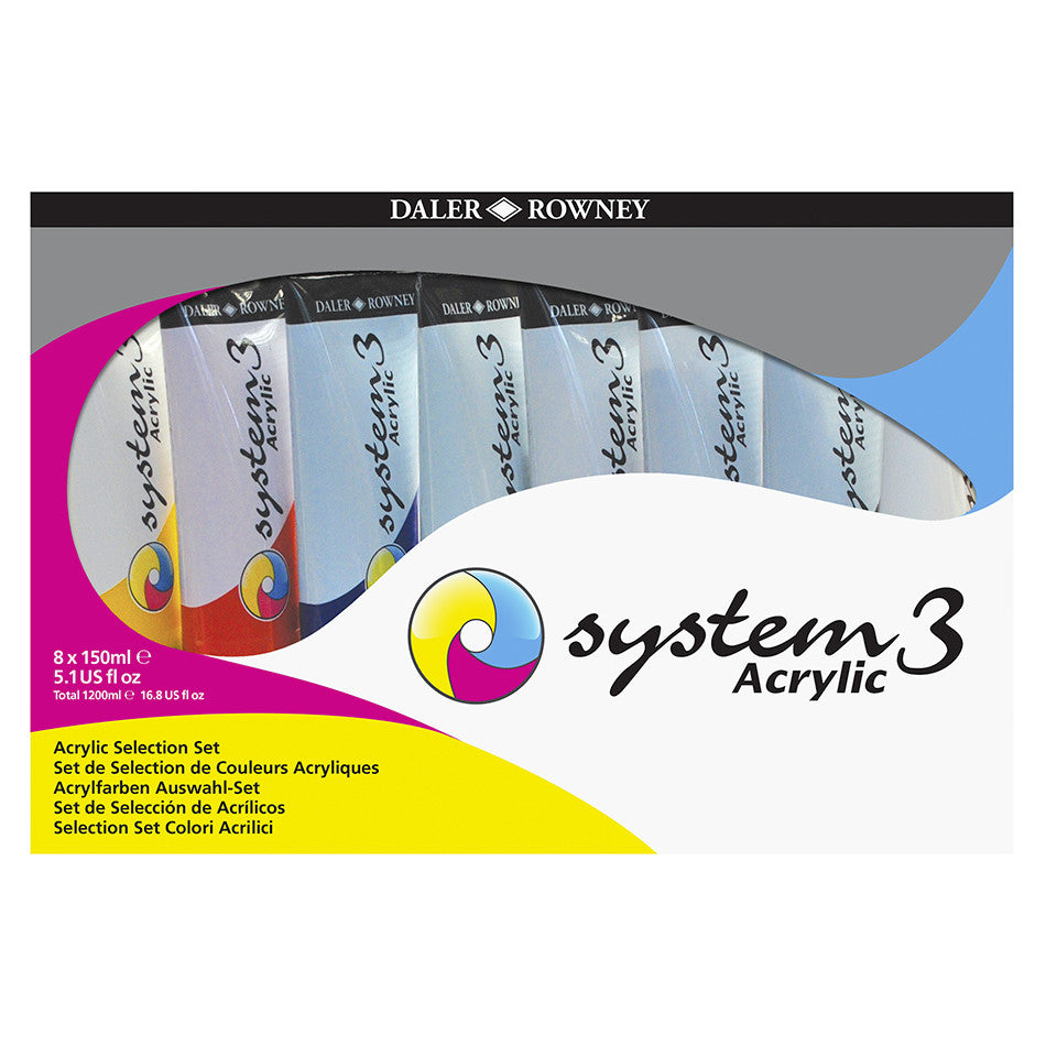 System 3 Acrylic Sets - Selection (8 x 59ml)